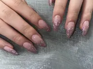 長さ出し＊シンプルギャルネイル