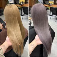 【艶カラー】髪質改善ケアブリーチダブルカラー🌈 ¥14,900