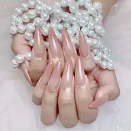 🩷チップ長だし🩷カラーグラデーションorミラーワンカラー