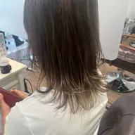 「お悩み解決！」美フォルムカット＋艶カラー(毛先料金別)