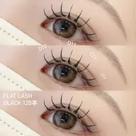 【新規】フラットラッシュ120本+束感コーティング付き🪄