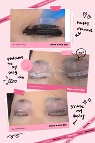 🖤 ꫛꫀꪝ韓国マスカラパーマ🖤まつ毛の先端まで黒さと艶を与えまつ毛を濃く太く長く見せるトリートメント♪¥5500