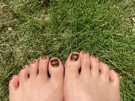 foot nail👣親指アート2本込み🌈