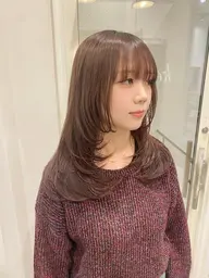 【学割U24】カット＋透明感カラー➕3ステップ髪質改善トリートメント