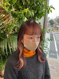 インナーカラー/ブリーチ1回+カラー🦉🌙