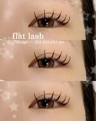 【最高級毛🎶】フラットラッシュ120本¥5300