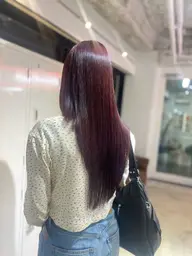 【✴️ダメージレス✴️】🍒ブリーチなしダブルカラー🦩+選べるトリートメント💫