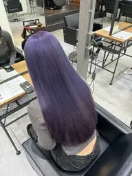 【髪質改善】ケアブリーチ(ブリーチ＋ケアカラー)＋内部補修トリートメント🧡