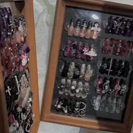 🆕【オフあり】長さだし10本➕闇かわmode★地雷系定額design꒰ঌ†❤︎†໒꒱