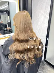 🤍🌸🐰しっかり馴染む🐰🌸🤍プラチナシールエクステ80本+ケアダブルカラー🧸