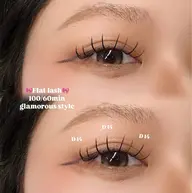 【17時​〜​】フラットラッシュ🎀100本🎀束感まつ毛✨️