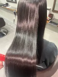 【髪質改善】カット+髪質改善メテオストレート+リタッチカラー+メテオTR