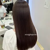 湿気でうねる前髪に🌧️【髪質改善ポイントストレートパーマ✨】¥6600〜