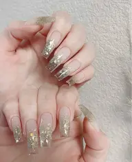 【長さだし込み】☆透明感あふれるラメ☆グラデーション可能🉑