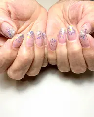 【オフあり】指先が綺麗に見える💅カラーグラデーションorラメグラデーション