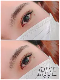 ［ナチュラル派］フラットラッシュ160本1by1でフラットマットラッシュを片面づけ💫ナチュラルな目元にされたい方🟣