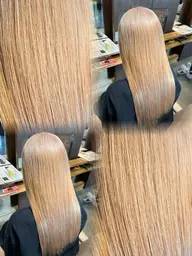 【❣️冬にやりたいハイトーン❣️】似合わせカット+ケアブリーチ💎+艶カラー🫧+1step髪質改善トリートメント💛