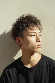 【👀ハイトーン男子必見👀】\🌟ダブルカラー🌟/（ブリーチ）➕眉毛カット/刈り上げカット