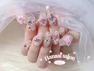 【オフ込】⭐️超人気💎パーツ、ストーンつけ放題90分、🉑パラジェル変更可(別料金)