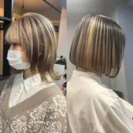 💙1日1名限定💙カット+ケアブリーチダブルカラー+プチトリ【ウルフカット、ボブ、ハイトーン】