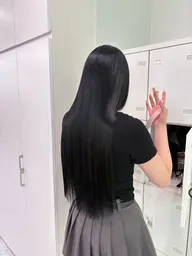 ✨ブリーチ毛の方必見✨さら艶ストレートを叶える縮毛矯正(処理剤込)➕似合わせカット➕外部補修トリートメント
