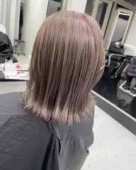 《人気NO.2》外国人風透け感カラー＋超音波ミルボントリートメント