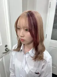 【🌨️ポイントカラー🌨️】毛束カラー➕1stepトリートメント