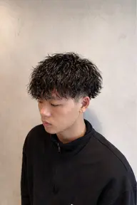 【メンズ限定】カット+パーマ「スパイラル、ツイスパ、波巻き、プードル、癖毛風」