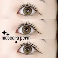 【韓国発🎀ブラックティント】マスカラパーマ🖤アイシャンプー付き¥6500