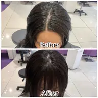 ‪⋆˳˙𓊆前髪が割れるのがお悩みの方へ🤦🏻‍♀️𓊇˙˳⋆‬クロスパーマ+前髪カット