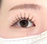 🫧アンドヘルシー 🫧（マツエク100本＋まつ毛パーマ）束感コーティング付