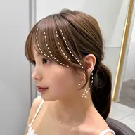 【🫧人気No.2🥈🫧】韓国顔まわりカット➕透明感カラー➕うるつや美髪プレミアムトリートメント✨️