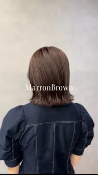 ワンカラー×カット(ボブ、長さ調整、顔まわり、前髪)🧖🏻♀️