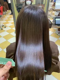 【髪質でお悩みの方へ!初回オススメはこちら‼️】プレミアム髪質改善ストレート+プレミアムシルクトリートメント