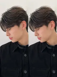 【🔷メンズ限定:フェザーパーマ50%OFF】カット➕フェザーパーマ➕ナノケラチントリートメント