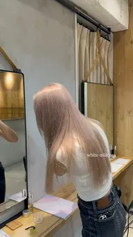 【ミニモ学割🉐】cut+w color(ブリーチ込み)+quick treatment🪐