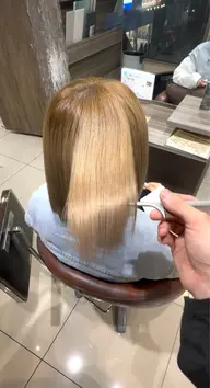 ✨カット+ケアブリーチ+フルカラー+トリートメント