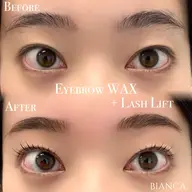 【まつげパーマ上のみ＋アイブロウWAX】まつげと眉毛を同時にケアしたい方に♡渋谷♡🕐90分