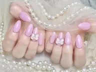 🧩🎨ワンカラー+2個パーツ無料or2本埋め尽くし5300【初回ジェルオフ無料ケア込み】