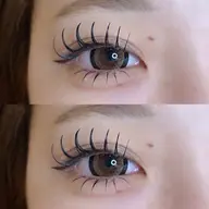 \中顔面短縮効果up/🌷フラットラッシュ上下🌷◉上まつ毛120本◉下まつ毛40本【ある程度濃さ欲しい方おすすめ​〜​】