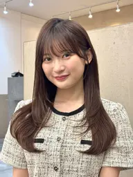 【✨今オススメ✨】艶感カラー＋𝐀𝐮𝐣𝐮𝐚トリートメント🥣🫧