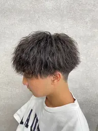 メンズトレンドヘアはとにかくこれ‼️骨格矯正カット&パーマ🌪️
