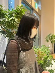 【🏷ロング​〜​ボブ限定🤍‪‪‪‪‬】骨格矯正カット✂️➕トリートメント➕プチヘッドスパ付き🌙（学割¥5980✨）