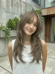 透明感カラー+ミルボントリートメント [新宿駅]