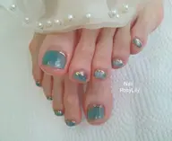 フット(マグネット／フラッシュ／ミラー)甘皮ケア+保湿込み♡