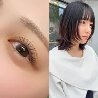 《同日施術》🍑似合わせまつ毛パーマ＋カット(ヘア）🍑