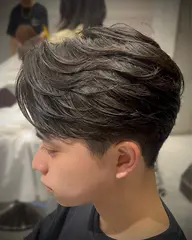 【人気Ｎｏ．2🪶✨】フェザーパーマ➕メンズカット