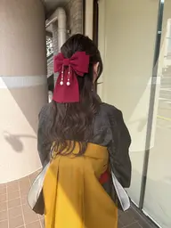 早朝予約承ります✨🎓卒業式🎓アップ✨