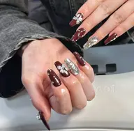 [チップ長さ出し10本] 持ち込み＋アートやり＋パーツつけ放題