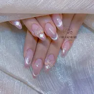 💗チップ長さだし➕Cateye gel 人気マグネットネイルorフラッシュネイル